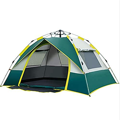 Carpa de camping automática para 3-4 personas azul miniatura 1