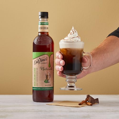 Image of DaVinci Gourmet Naturals Irish Cream Syrup, 25.4 Fluid Ounces (Pack of 1)
