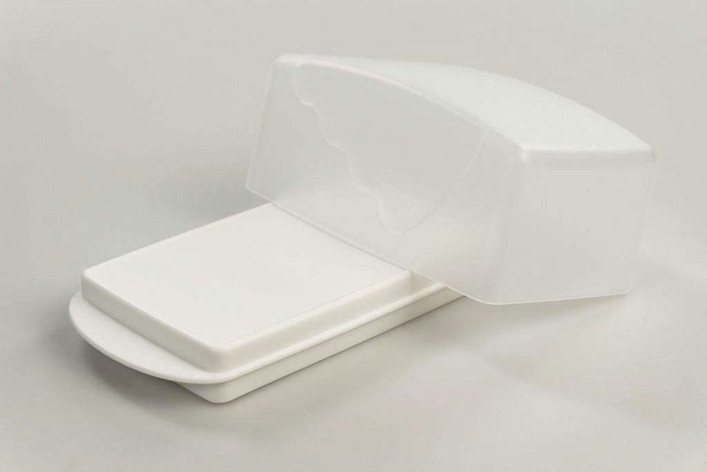 Tupperware J10 10200 - Burriera a forma di onda, colore bianco