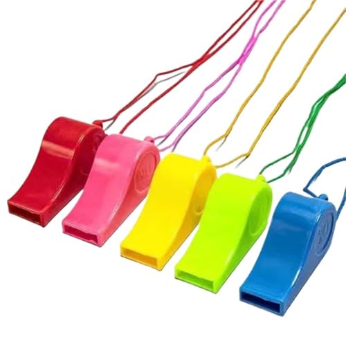 Mini sifflet avec corde pour fans de pom-pom girl et anniversaires
