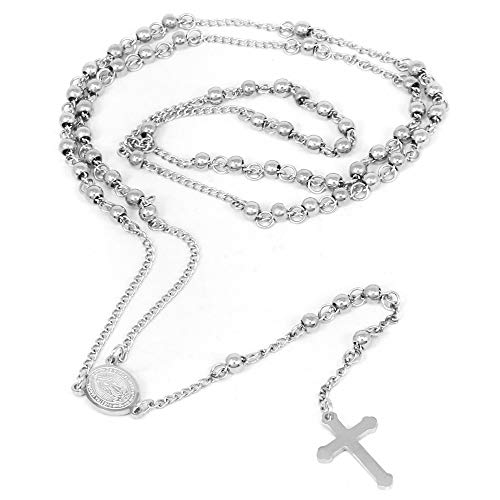 Chapelet en acier inoxydable pour homme et femme, l'accessoire idéal pour sublimer vos tenues