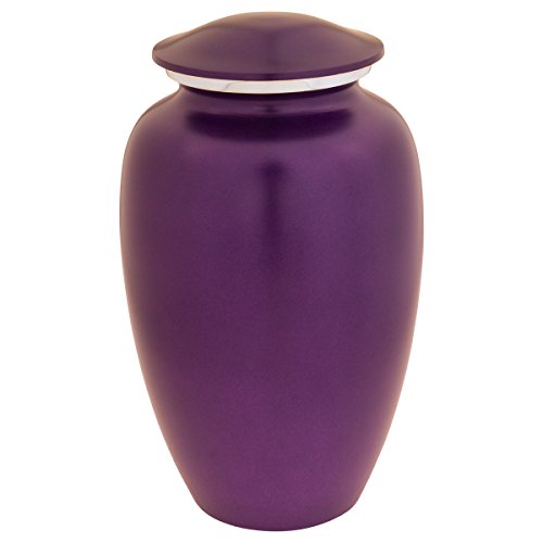 Dark Amethyst Cremation Urn for Ashes