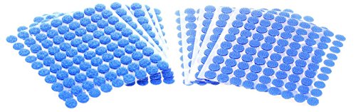 HIMRY, 900 tondini Adesivi in Velcro, 450 Coppie
