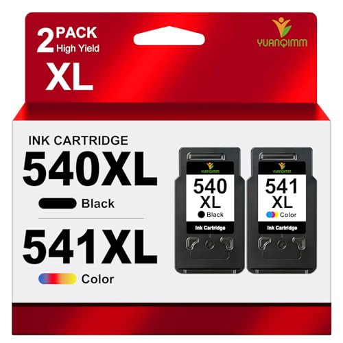 Cartouches Canon 540 541 imprimante Pixma TS5150 pour devoirs des enfants et télétravail