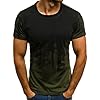 MODRYER Men's T-Shirts For Linkin Park High Elastic Breathable Short Sleeve LOGO Printing Group Tops Fashion Loose Round Neck Tees Quick-drying Sports Undershirt,Green-S #1