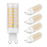 G9 LED Bulb 7W Equivalent to 60W Bi-Pin G9 Halogen Bulbs for Chandelier Lighting, Home Lighting,...