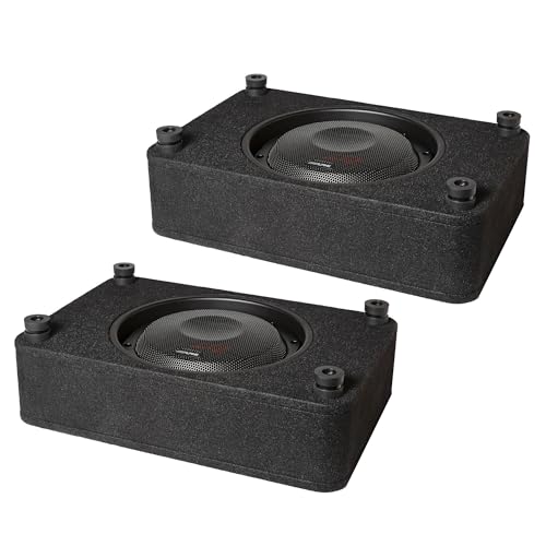 Image of Alpine (2 RS-SB10 10" Halo R-Series R2 Preloaded Sub Enclosure Bundle