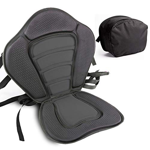 Leadpro Deluxe Kayak Seat Boat Seat Fishing Seat Detachable Paddle-Board Seat (Grey)