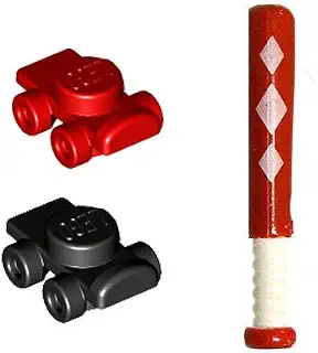LEGOアクセサリー – Harley Quinn Skates and Bat – For Lego Figs