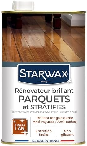 STARWAX - Rénovateur Brillant Protecteur pour Parquets Vitrifiés ...