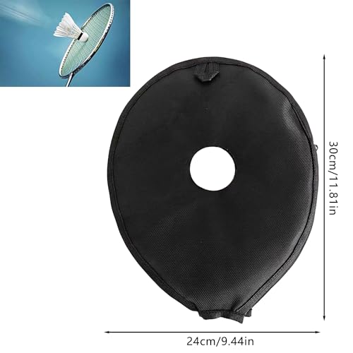 Hayaww Badminton Schläger Kopf Abdeckung Badminton-Widerstandshülle Schutzhülle für Badmintonschläger Badmintonschlägerhülle Oxford Schlägerkopfschutz für Training draußen Vereine oder Schulen (A)