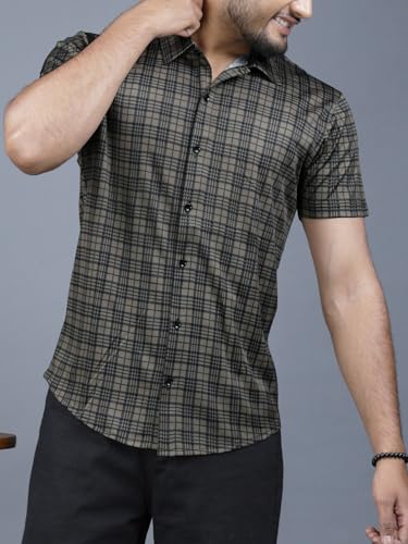 Image of Noble Monk Men Polyester Nobel Monk Printed Casual Shirt | Half Sleeve | Regular Fit | Polo Shirt