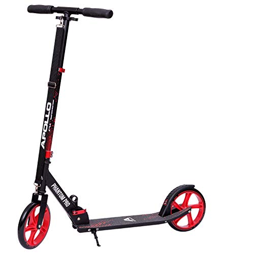 XXL Wheel Scooter - Phantom Pro City Scooter, Klappbarer City-Roller, höhenverstellbar, Tret-Roller für Erwachsene und Kinder