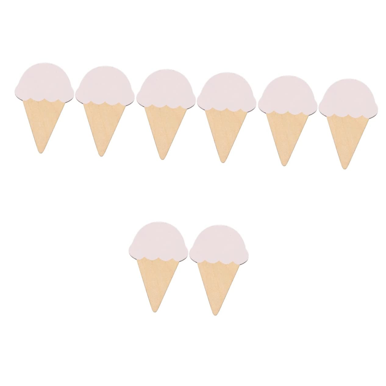 MAGICLULU 8juegos Ganchos De Multi-funcionales Para Pared De Colgadores De Decoración Infantil Para Habitaciones Sin Perforaciones Diseño De Helado