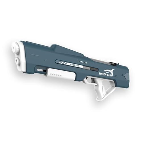 2025 Electric Water Gun Automatic Squirt Guns with 1000CC Large Capacity Water Absorption Water Blaster Summer Outdoor Toys Pool Toys for Kids & Adults-Blue