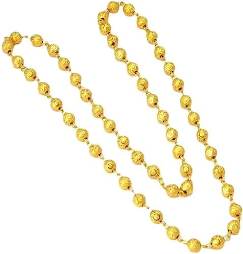 BARBUDDY Golden Gahne Mall Indian 26″ Long Gold Plated, Alloy & Base Metal Chain Matar Mala Necklace for Women (Gold) BARBUDDY Golden Gahne Mall Indian 26″ Long Gold Plated, Alloy & Base Metal Chain Matar Mala Necklace for Women (Gold)