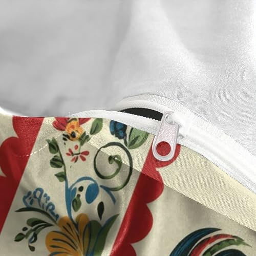 Housse de couette imprimé 3D 260x220cm microfibre confortable - 8