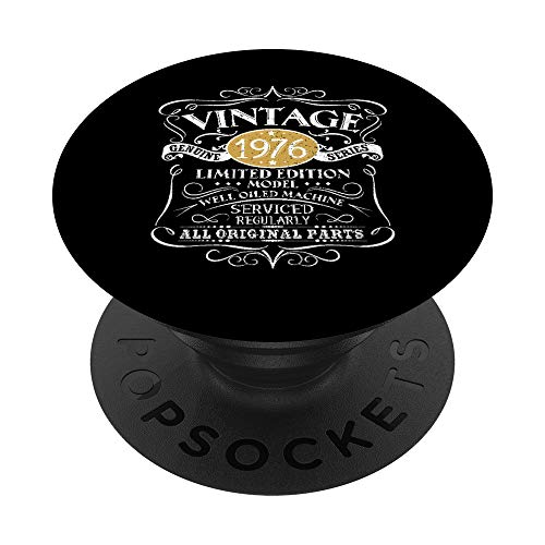 Vintage 1976 46 regalo de cumpleaños hombres mujeres diseño original PopSockets PopGrip Intercambiable