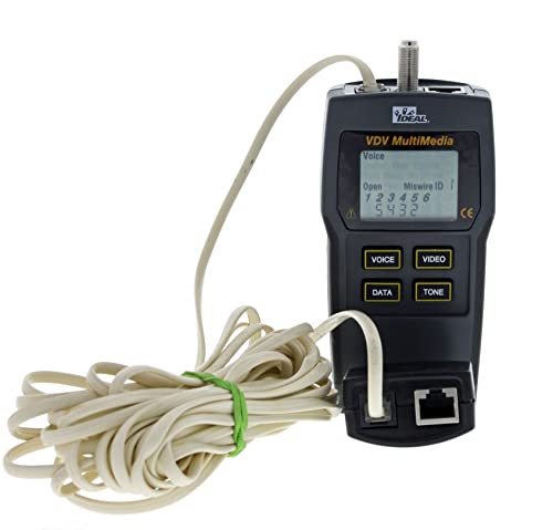 Ideal 33-856 VDV soluciona cortes de internet localizando fallos en cables ethernet y coaxiales 6