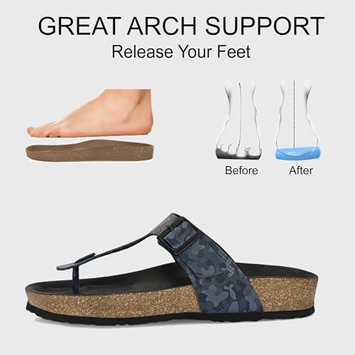 Image of Centrino Men's Berkin-Style Slip-On Sandals | Open Toe Design | Soft PU Footbed | Lightweight & Comfortable | Arch Support | On-Grip Sole | Casual Outdoor Wear (9214)