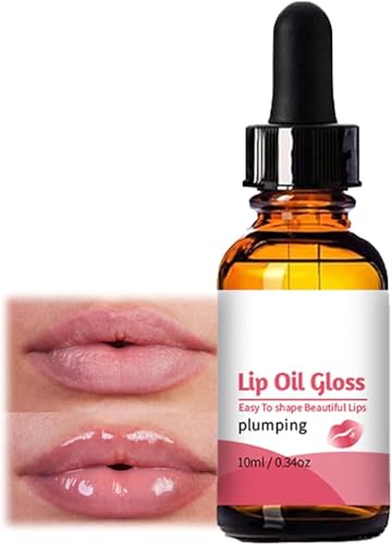 sjfscqr Essence Lip Plumper,Peptide Lip Plumping Serum,Women's Lip Oil Gloss,Moisturize Lips Improve Lip Shape For Women Beau