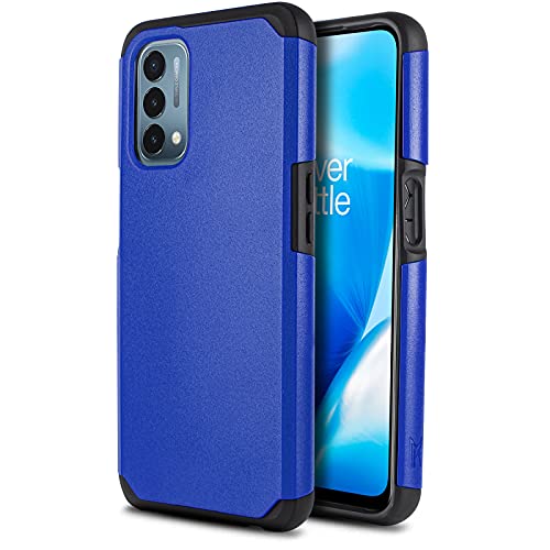 CaseMart Phone Case for [OnePlus Nord N200 5G (T-Mobile, Metro)], [M-Kase Series][Blue] Shockproof Protective Dual Layered Hybrid Hard Cover for OnePlus Nord N200 5G (T-Mobile, Metro)