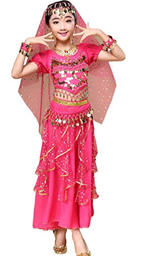 Astage Girl Belly Dance Sequin Indian Dance Costume Halloween Wear Carnival Sets