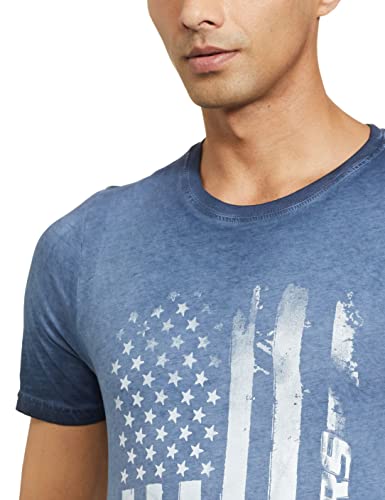 Image of Skechers Men Polyester Regular Fit T-Shirt