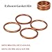 Exhaust Gasket for Ho.nda CB VF 650SC 900F CBR600F 650F 900RR VF1000F 1000R 18291-MN4-920,18212-634-010,18291-236-000