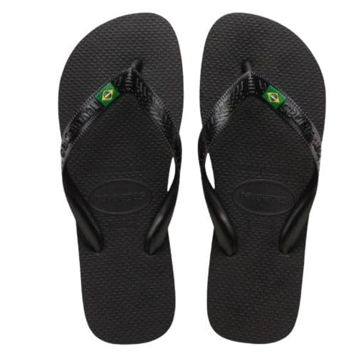 Havaianas - Top Brasil, Chanclas Cómodas, Duraderas y Ligeras, con Suela Antideslizante, Bandera de Brasil en las Tiras, Adultos Unisex