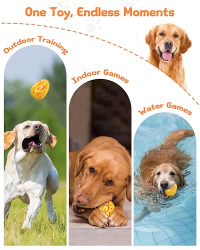 Jouet couineur à mâcher pour chien, idéal pour le jeu de lancer au parc