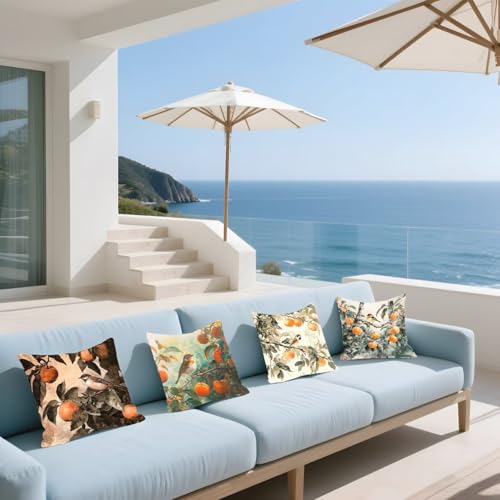Housse de coussin de canapé extérieur 45x45 imperméable pour décoration maison - 3