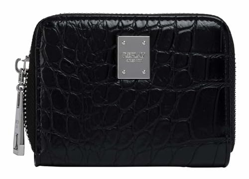 Portefeuille femmes Replay FW5372 noir, l'accessoire de voyage idéal pour vos déplacements