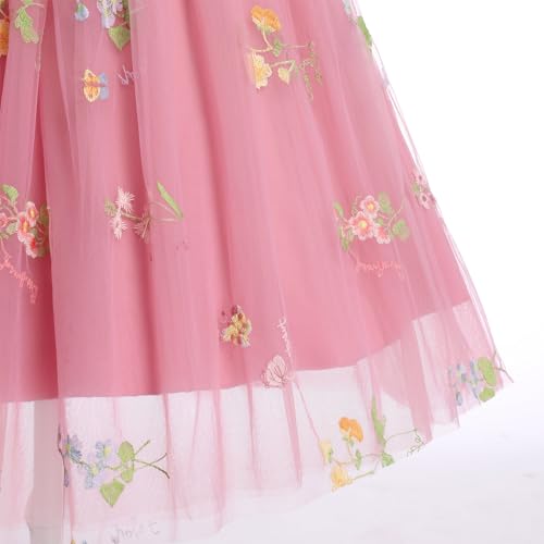 Vestidos de flores para niña estilo vestido de tul festivo de boda 5