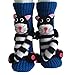 3D Knitted Socks for Women Cute Animals Anti Slip Thermal Socks for Christmas Fashion Cozy Thickened Slipper Sock