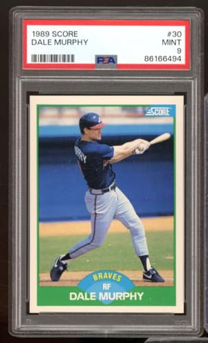 Dale Murphy Card 1989 Score 30 PSA 9