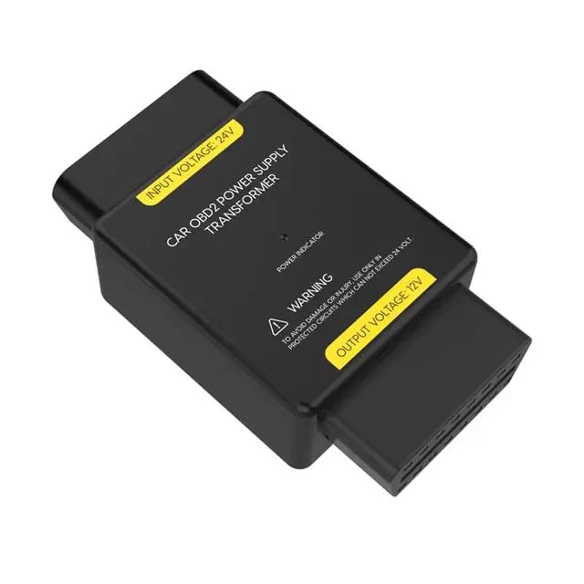 Image of AUTOOL Mini Power Supply Transformer 24V to 12V Converter Car Obd2 ObdII Scanner Diagnostic Tool Connector Adapter
