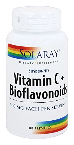Solaray C w/ Bioflavonoids, Veg Cap (Btl-Plastic) 500mg | 100ct