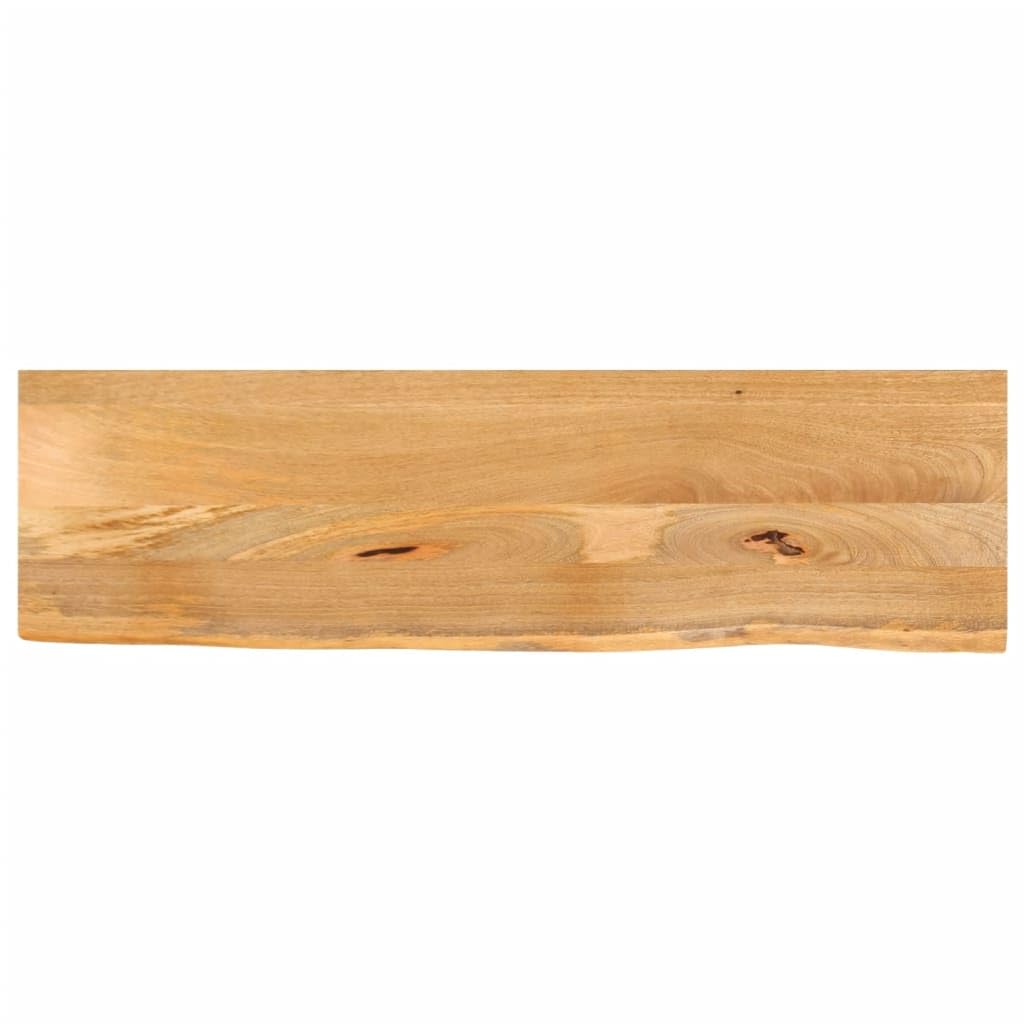 vidaXL Dessus de Table à Bord Vivant 120x40x2,5cm Bois Massif manguier, Dessus de Table en Bois, Dessus de Table d'appoint, Dessus de Table à Bord Vif