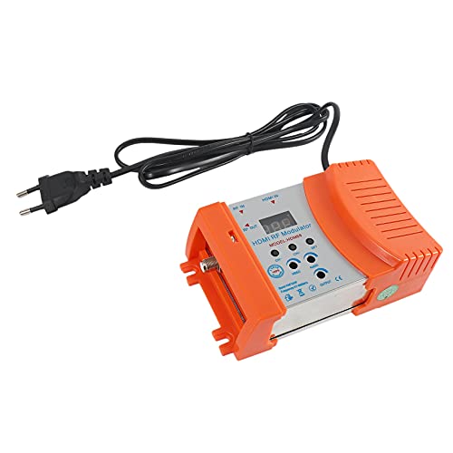 modulador HDM68 modulador digital RF modulador AV a RF convertidor VHF UHF PAL/NTSC estándar modulador portátil enchufe UE