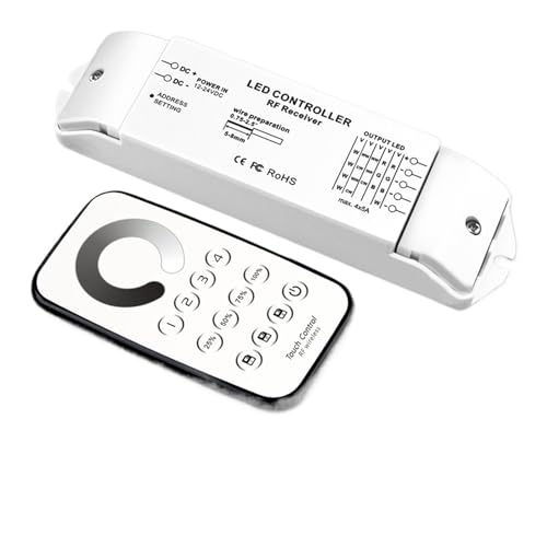 Récepteur LED variateur multizone tension constante RGBW T7 R4M