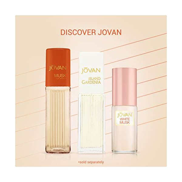 Jovan-Musk-for-Women-Cologne-Spray-2-Fluid-Ounce Jovan Musk Eau de Cologne Spray, Sexy Cologne for Women, Vegan Formula, 2.0oz