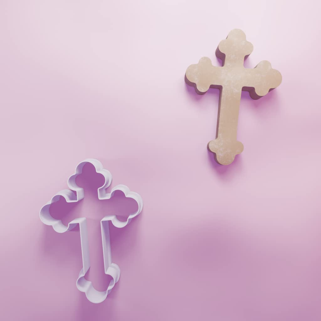 Holy Cross Cookie Cutter - 3 Sizes, White, 7cm - Image 4