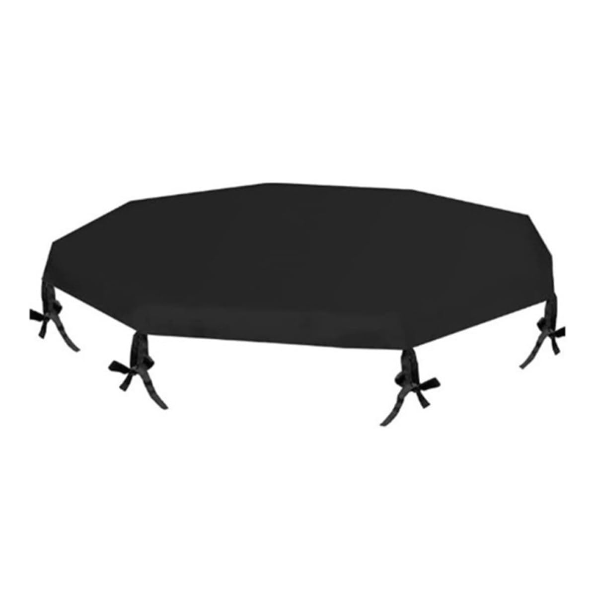 ZONADAH Dog Playpen Cover 8 panel Playpen Top Cover 25.6 Inch Sun Shade for Pets Rabbit Dogs Folding Cage Sun Protection Cover for Indoor and Outdoor Black - Image 2