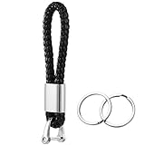 【FUNKTIONALITÄT】 Unser Lederschlüsselbund übernimmt die Mähdrescheridee. Abnehmbarer Valet-Schlüsselanhänger zum Trennen Ihrer Haus-, Auto- und Büroschlüssel. Es ist eine extrem haltbare Schlüsselkette für Zuhause, Männer, Frauen und mehr