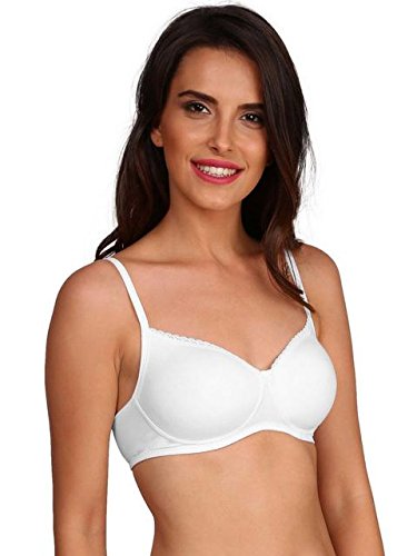 Image of Jockey Womens Padded Non Wired T-shirt Bra (White 34)