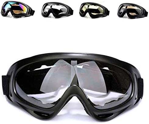 First Choose Anti-Glare Lenses, Ski Goggles, Winter Sport Snowboard Goggles with UV 400 Protection, Snowboard Goggles for Kids, Boys & Girls, Youth, Men & Women, Helmet, Wind Resistance (Transparent)