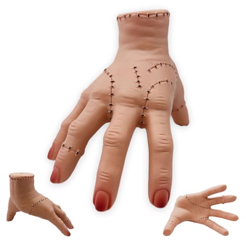 CDLIZW Modelo de mão assustador, modelo de mão de látex de terror, terrível High Simulation látex Broken Hands, Horror-Requisiten decorações para Halloween e cosplay