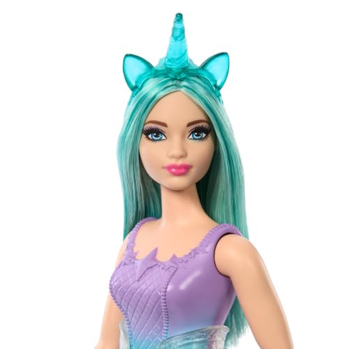 Muñeca Barbie Unicornio con Accesorios Temáticos miniatura 5
