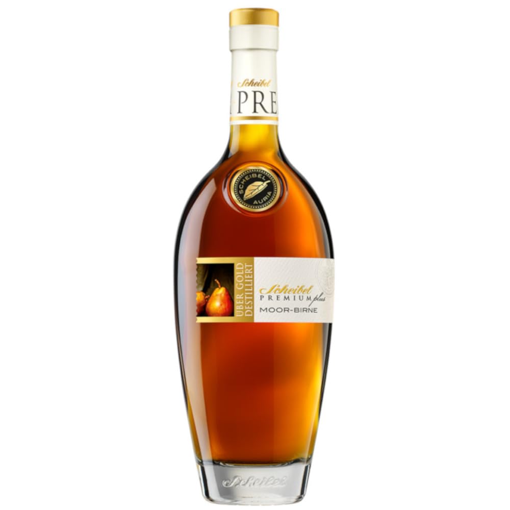 Scheibel PREMIUMplus Sparset 1: Moorbirne, Altes Pflümli & Edle Himbeere (3 x 0,7l) inkl. 2 Original Aroma-Gläser – Exklusives Edelbrand-Bundle von Edelbraende – 40-43% vol.